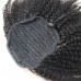 Afro Kinky Curly 4B 4C Clip-in Top Closure Ponytail African American Human Virgin Hair Extension Drawstring Puff Ponytail Hairpiece Natural Color